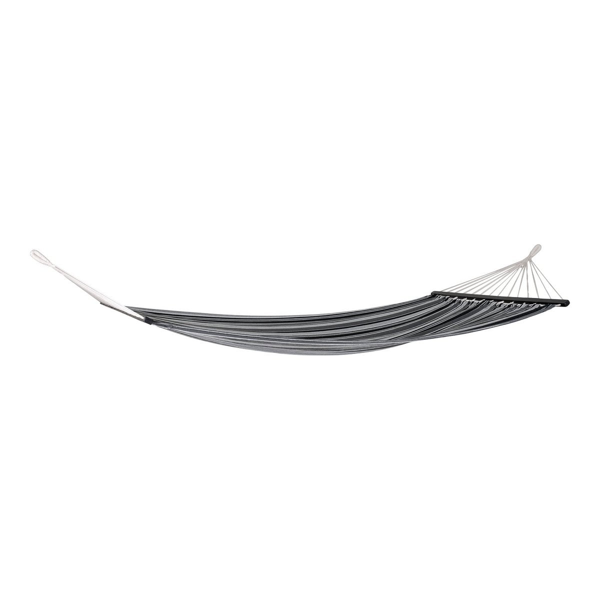 Hängematte in Schwarz, Grau und Weiß, 200 × 120 cm | VIA X SELECTION