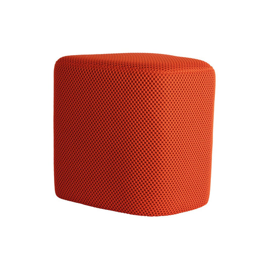 Dreieckiger Pouf mit Mesh in Orange | VIA X SELECTION