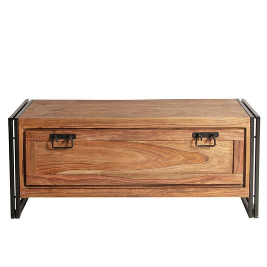 Breiter Schuhschrank aus Akazienholz, 40 × 130 × 50 cm | VIA X SELECTION