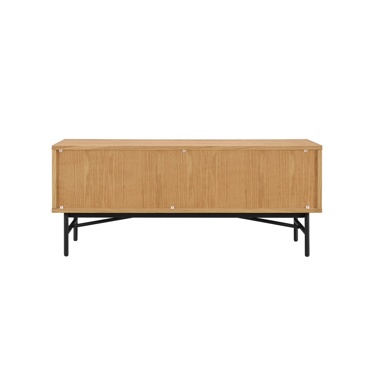 TV-Lowboard mit Eichenfurnier und Schublade, 120 × 40 × 50 cm | VIA X SELECTION
