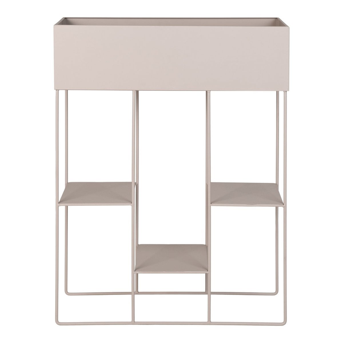 Pflanzenregal aus Stahl, Sand, 3 Ebenen, 25 ×, 60 × 80 cm | VIA X SELECTION