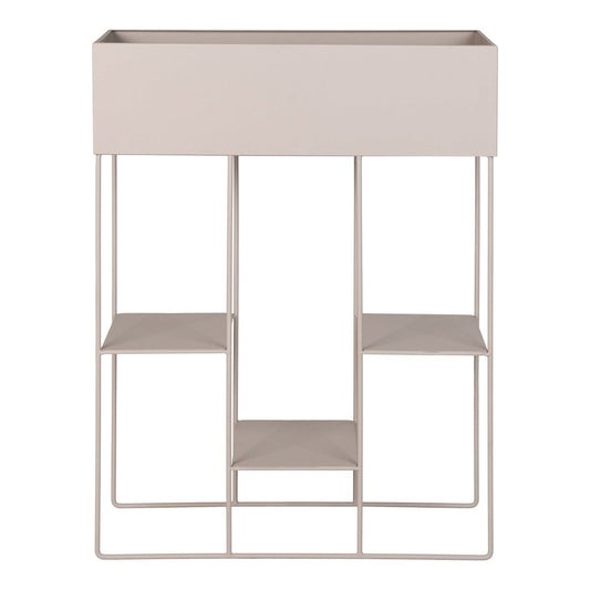 Pflanzenregal aus Stahl, Sand, 3 Ebenen, 25 ×, 60 × 80 cm | VIA X SELECTION