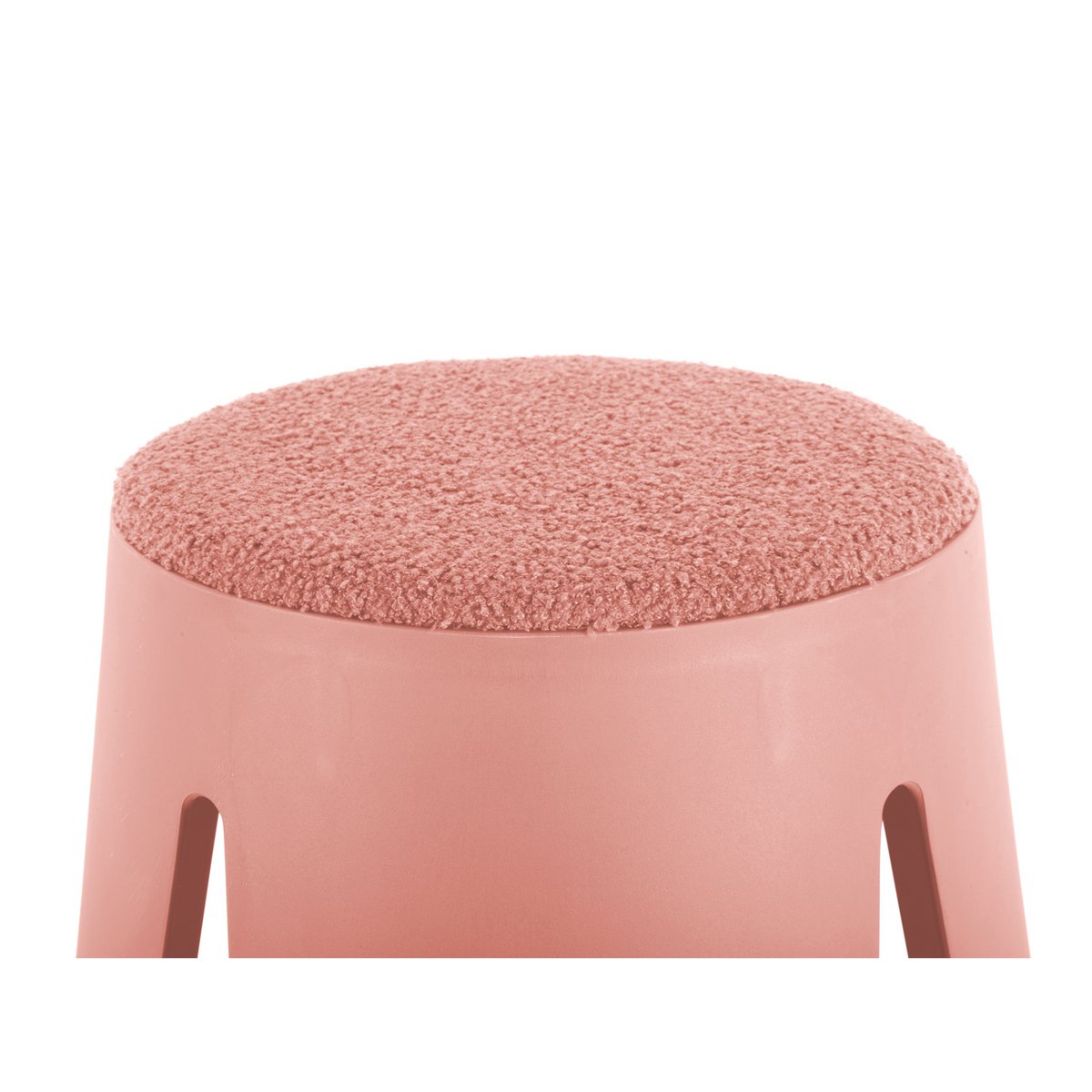 Runder Teddy-Hocker Rosa | VIA X SELECTION