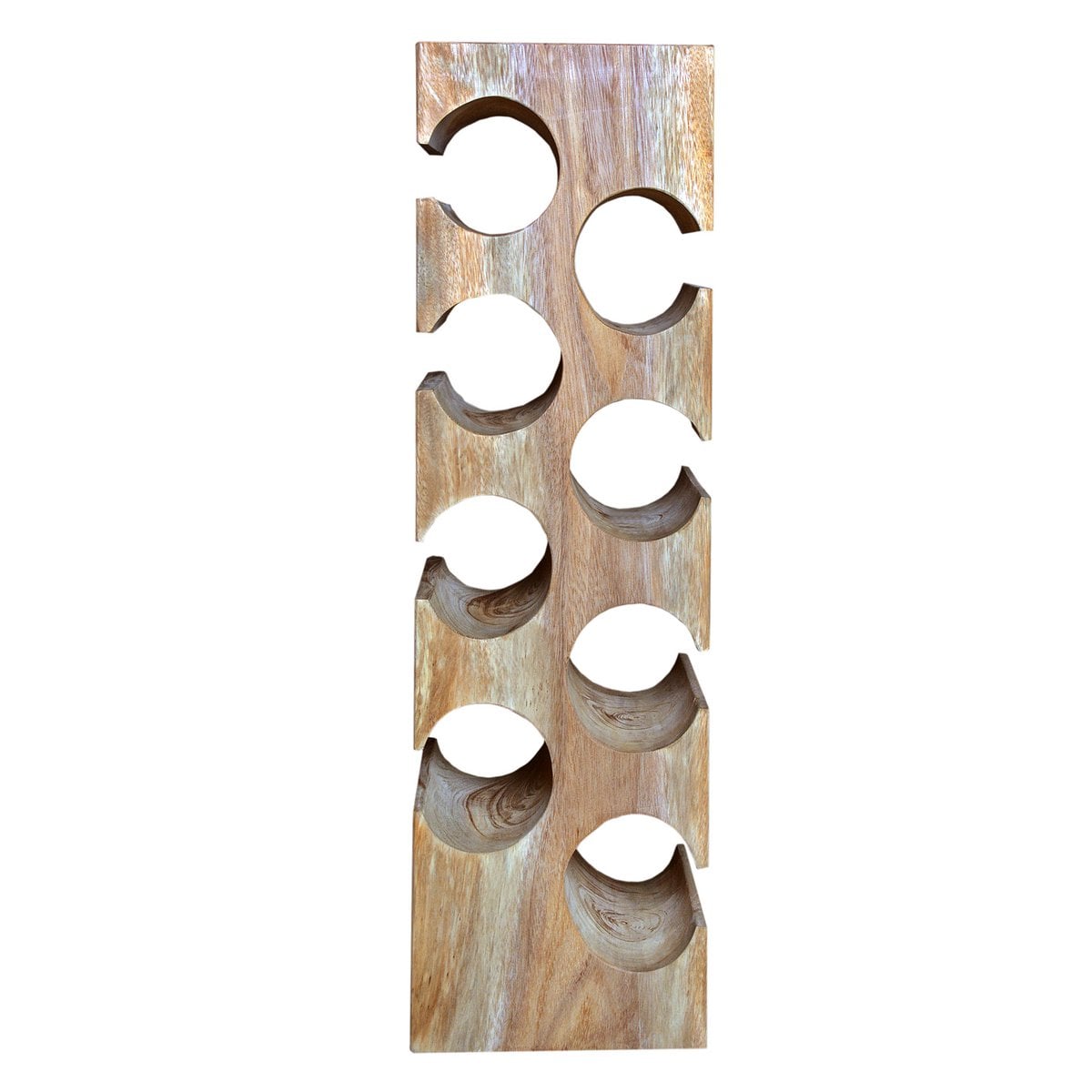 Weinregal aus Suarholz für 8 Flaschen, 21 × 18 × 70 cm | VIA X SELECTION