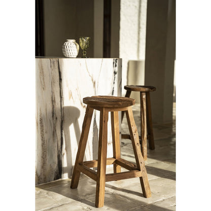 Barhocker aus Holz natur mit 70 cm Höhe | VIA X SELECTION
