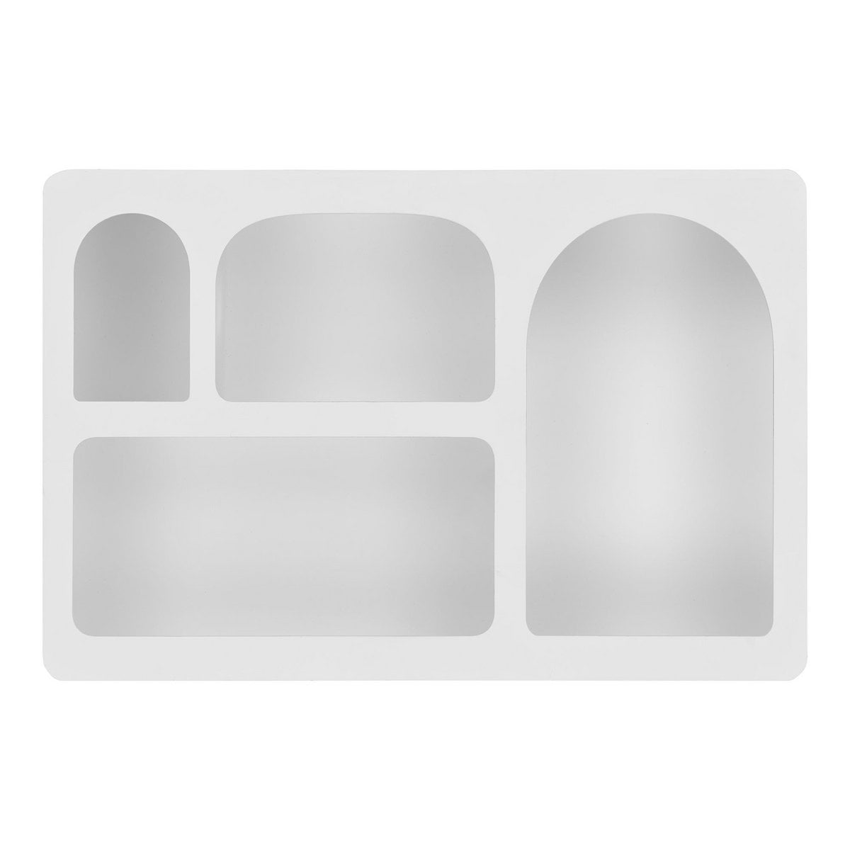 Wandregal weiß, 40 × 13 × 60 cm | VIA X SELECTION
