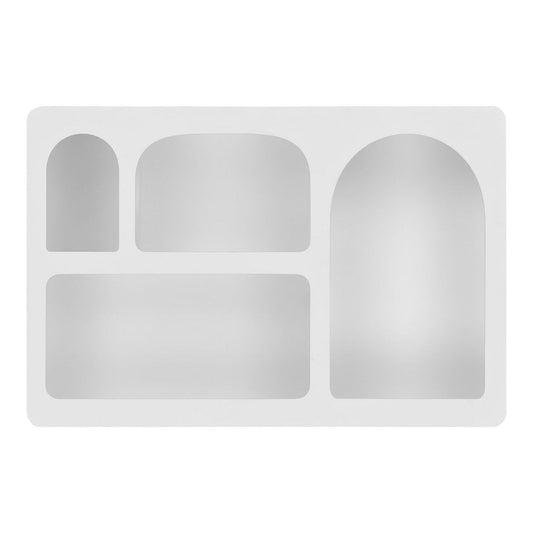 Wandregal weiß, 40 × 13 × 60 cm | VIA X SELECTION