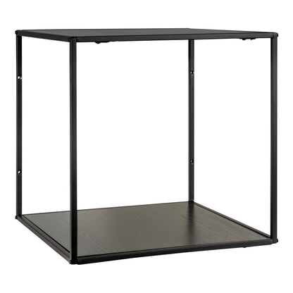 Würfelförmiges Wandregal schwarz, 36 × 36 × 36 cm | VIA X SELECTION