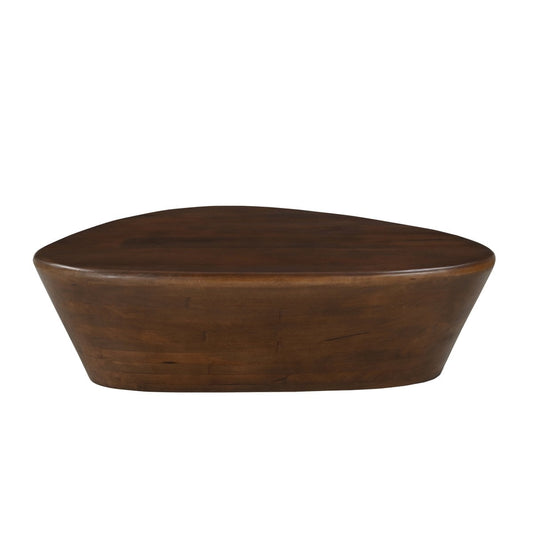 Couchtisch aus Mangoholz mit dreieckiger Platte, 78 × 107 × 30 cm | VIA X SELECTION