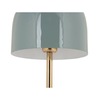 Leitmotiv Manta Tischleuchte mit Marmorsockel in in Blau | VIA X SELECTION