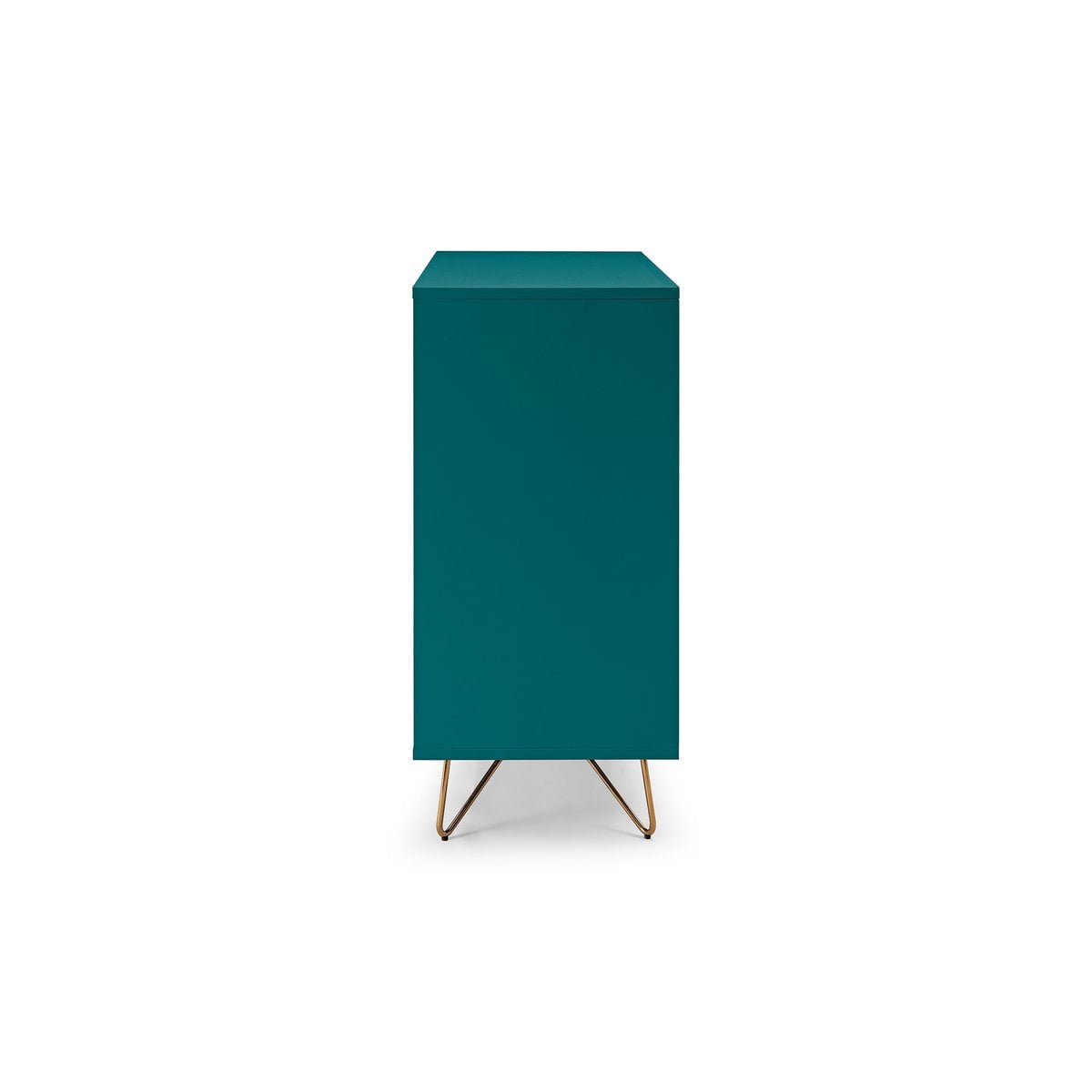 Kommode blaugrün mit 4 Schubladen, 40 × 90 × 90 cm | VIA X SELECTION