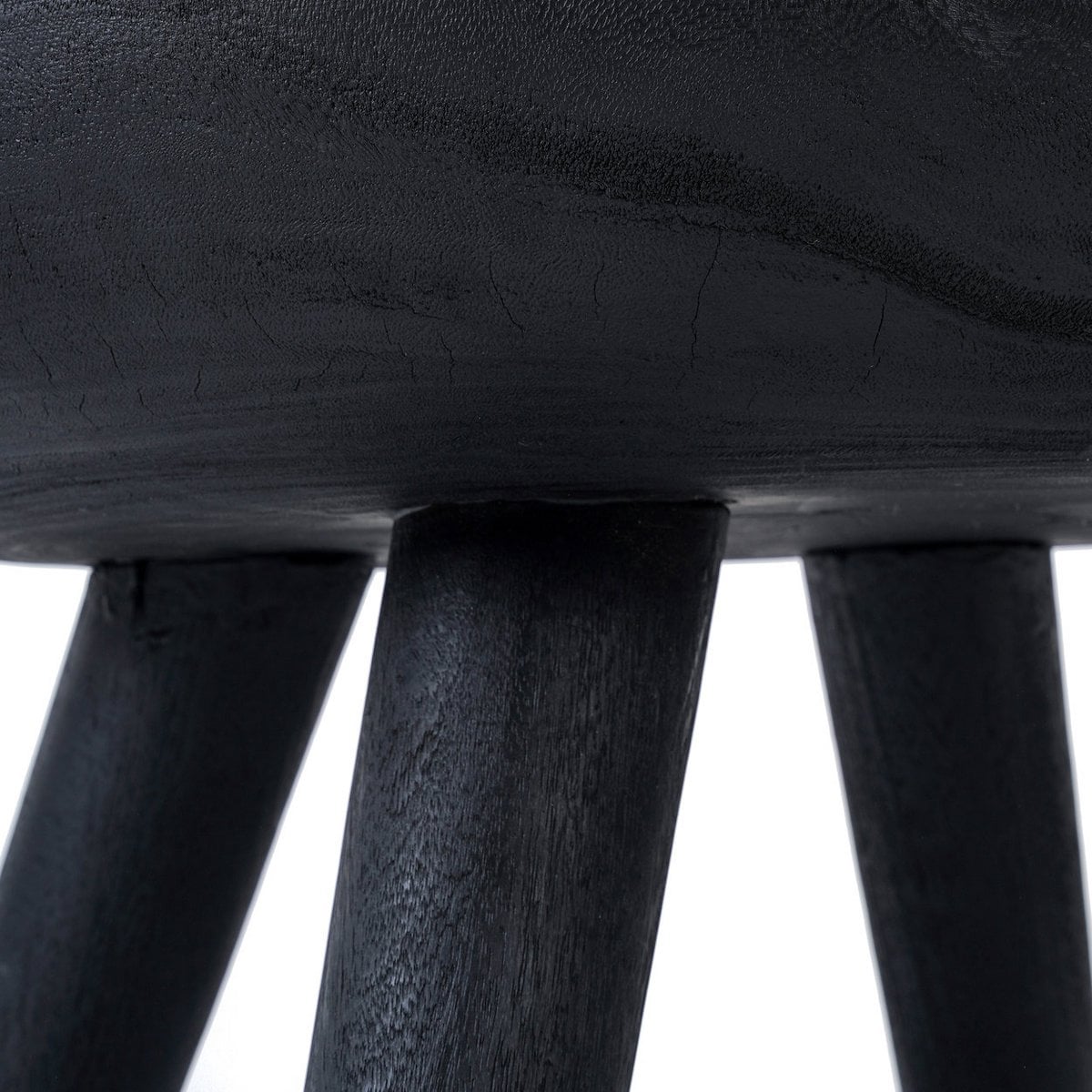 Couchtisch aus Holz in Schwarz 78,5 × 78,5 × 44 cm | VIA X SELECTION