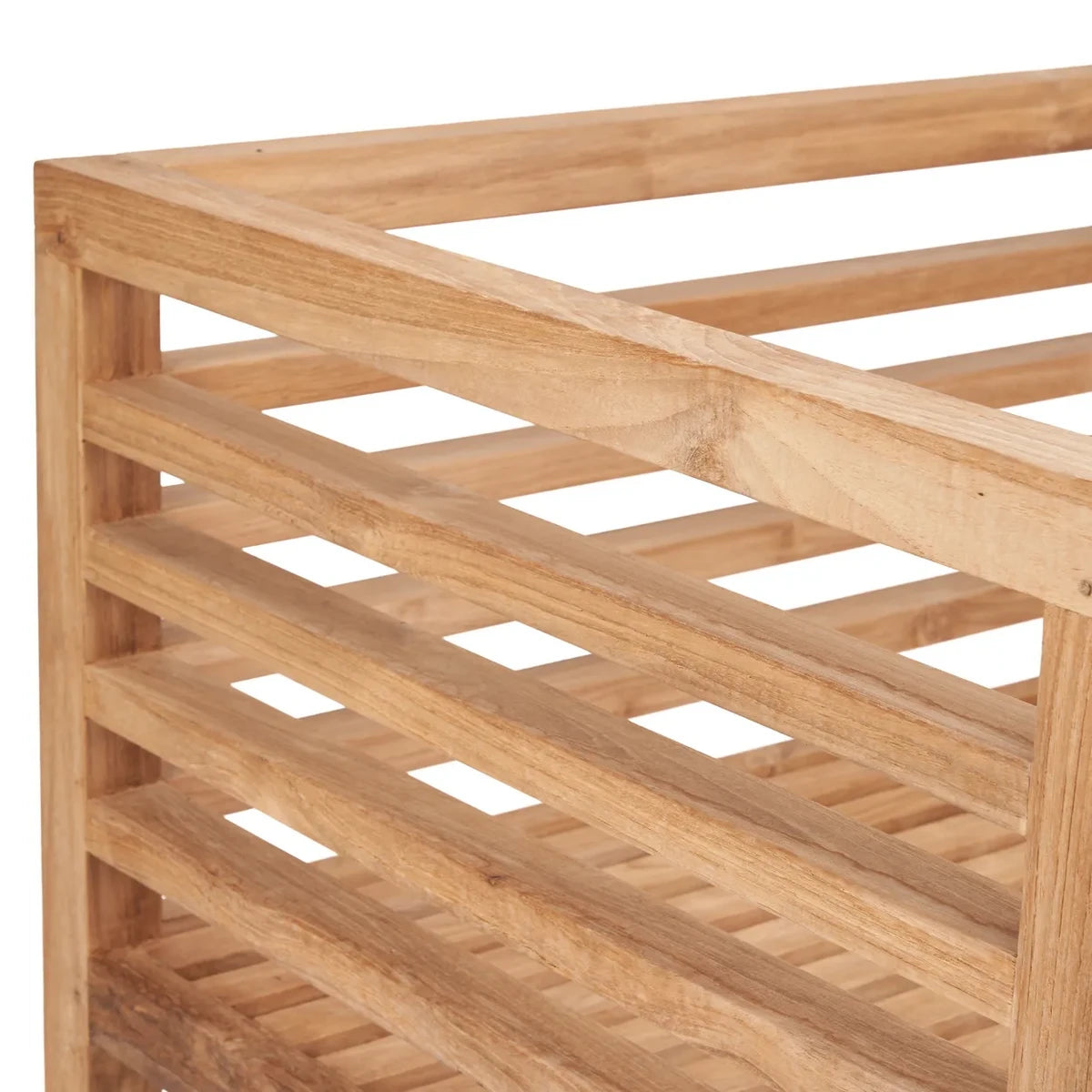 Modulares Outdoor-Sofa aus Teakholz als 2-Sitzer | VIA X SELECTION