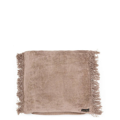 Kissenbezug aus Samt in Betongrau, 40 × 40 cm | VIA X SELECTION