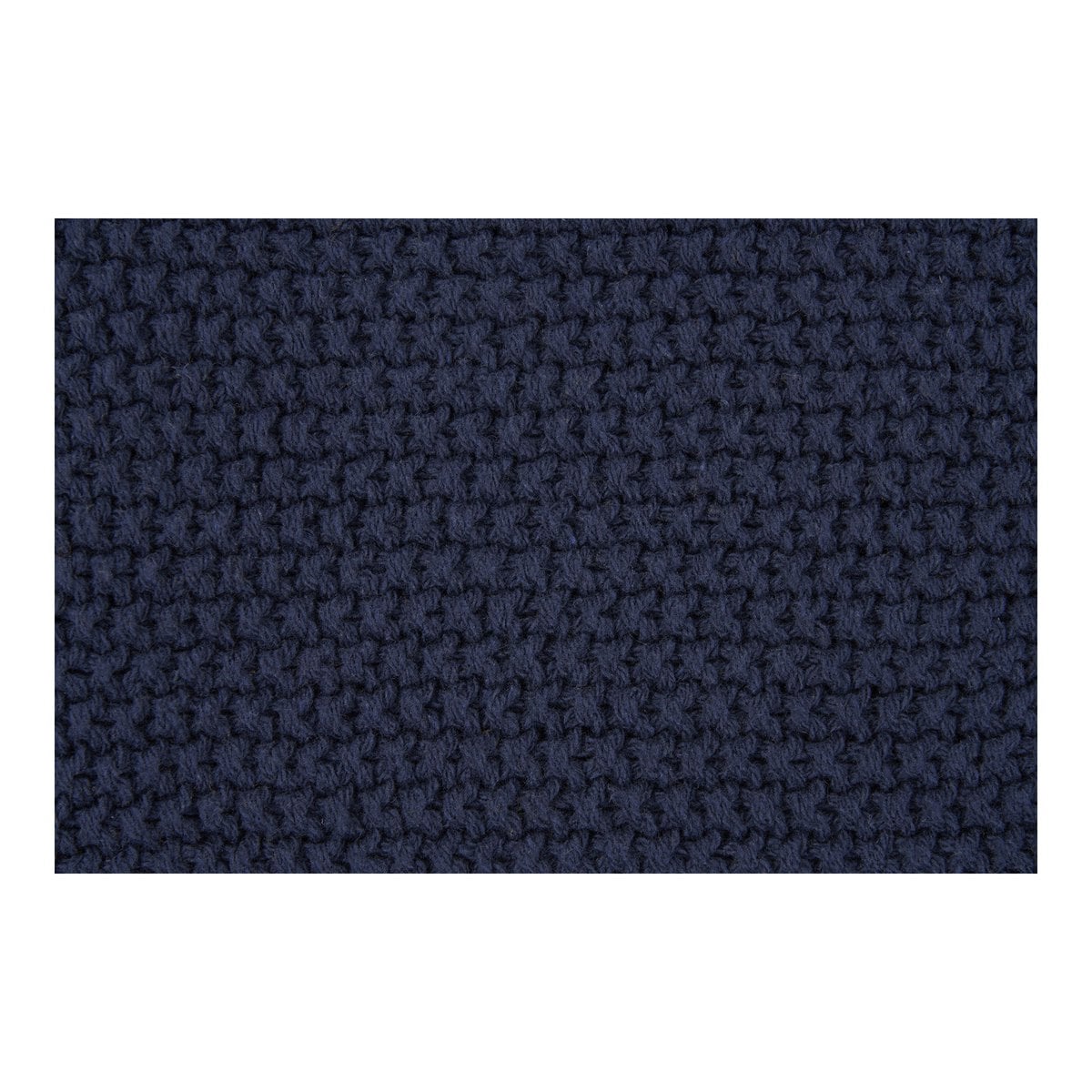 Plaid aus Baumwolle in Blau, 130 × 170 cm | VIA X SELECTION