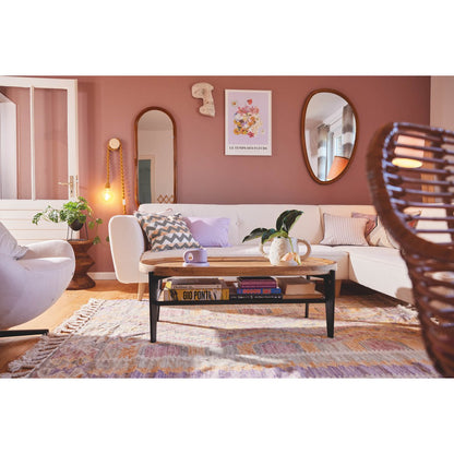 TOM TAILOR Home Couchtisch aus Mangoholz mit Tablett und Ablage, 50 × 120 × 40 cm | VIA X SELECTION