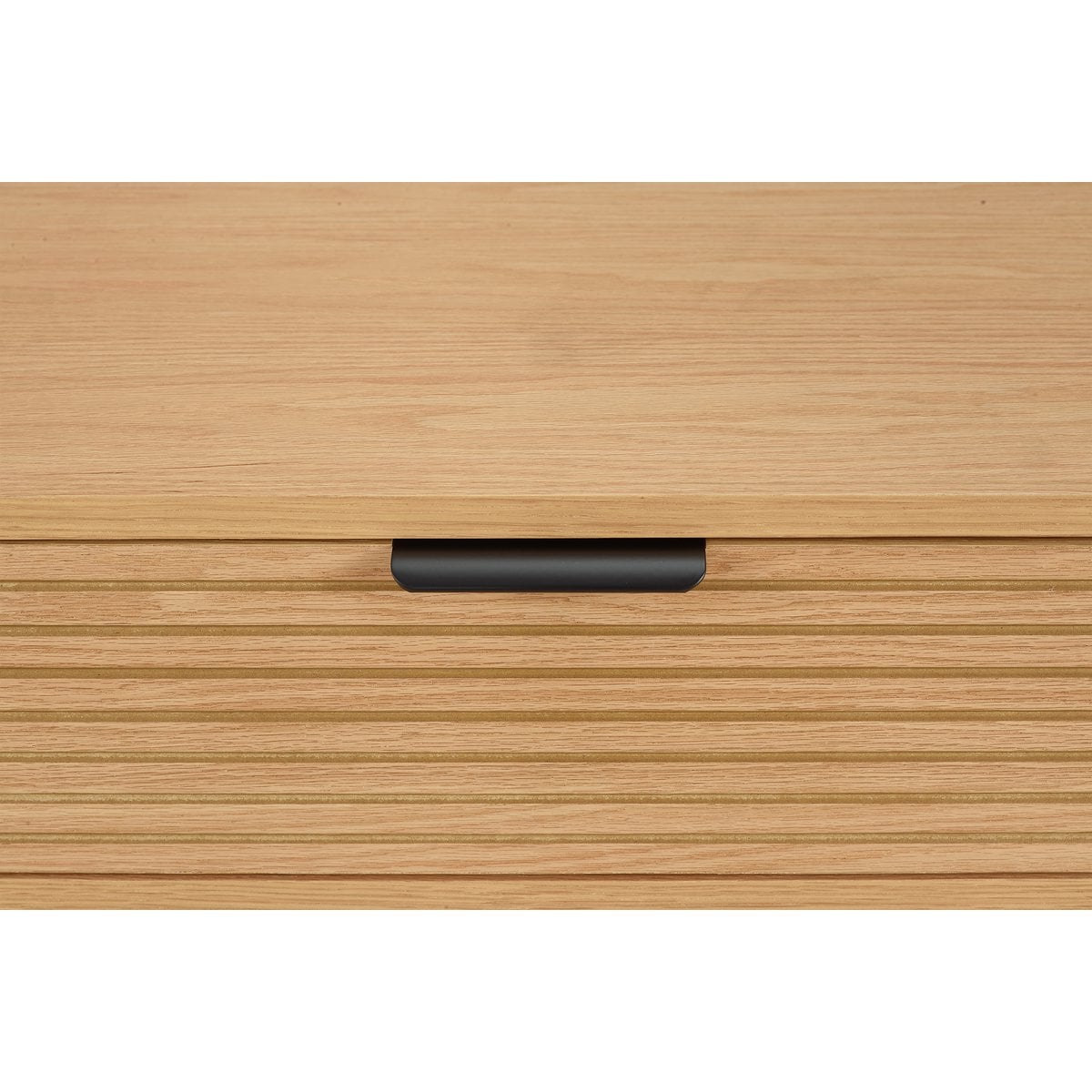 Couchtisch aus Eichenfurnier mit Schublade, 120 × 60 × 40 cm | VIA X SELECTION