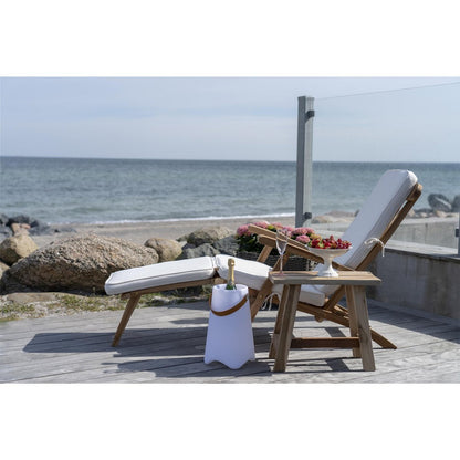 Sitzbank aus recyceltem Teakholz natur 50 cm | VIA X SELECTION