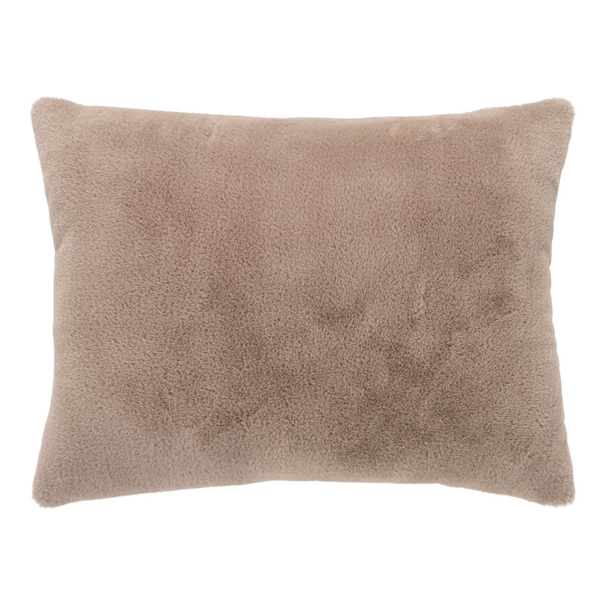 Kissen mit Kunstfellfront hellbraun, 45 × 60 cm | VIA X SELECTION