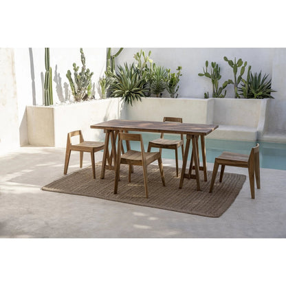 Rechteckiger Teppich aus Seegras natur, 200 × 300 cm | VIA X SELECTION