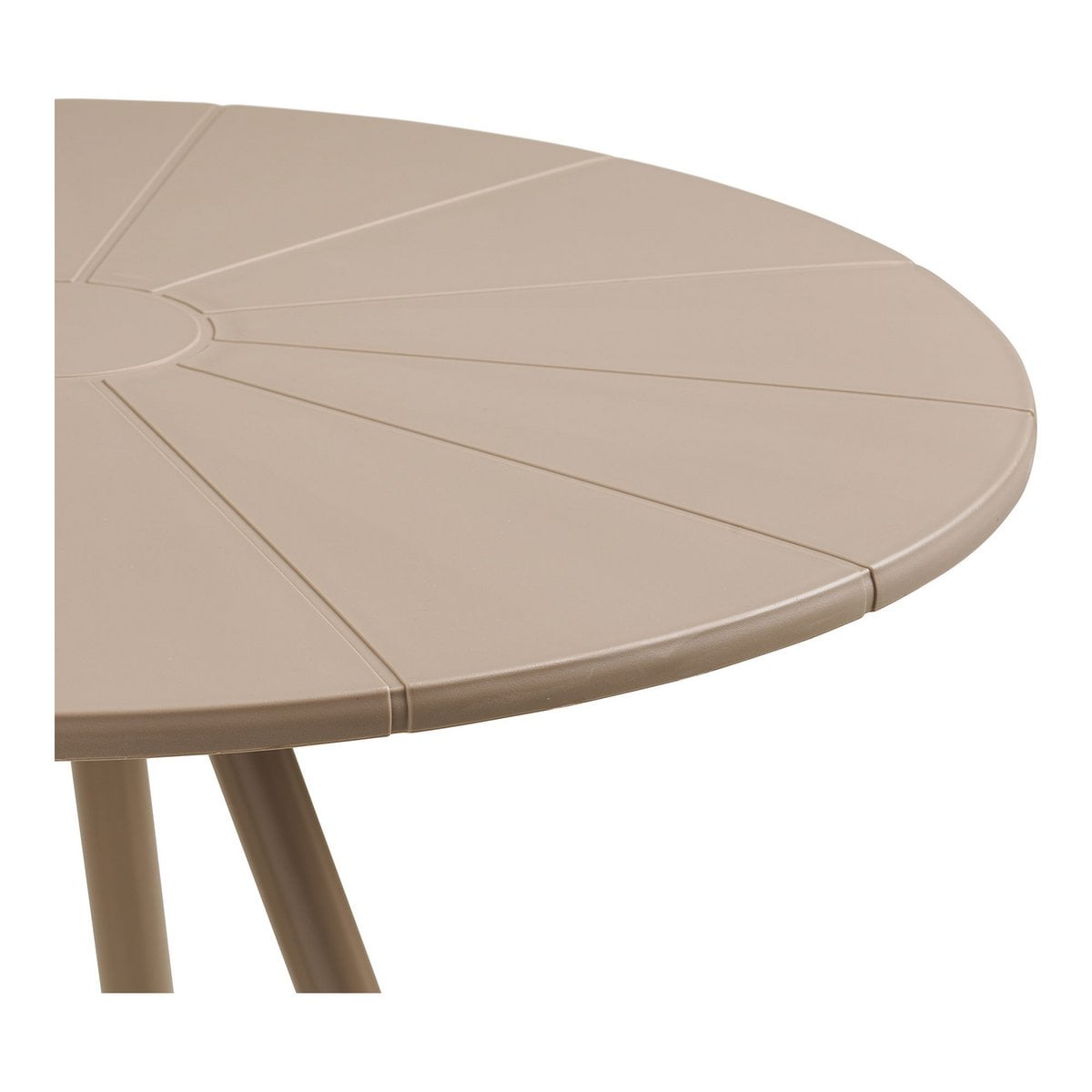 Runder Bistrotisch in Taupe, Ø 70 cm | VIA X SELECTION