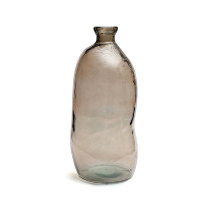Hohe Vase aus beigefarbenem Glas | VIA X SELECTION