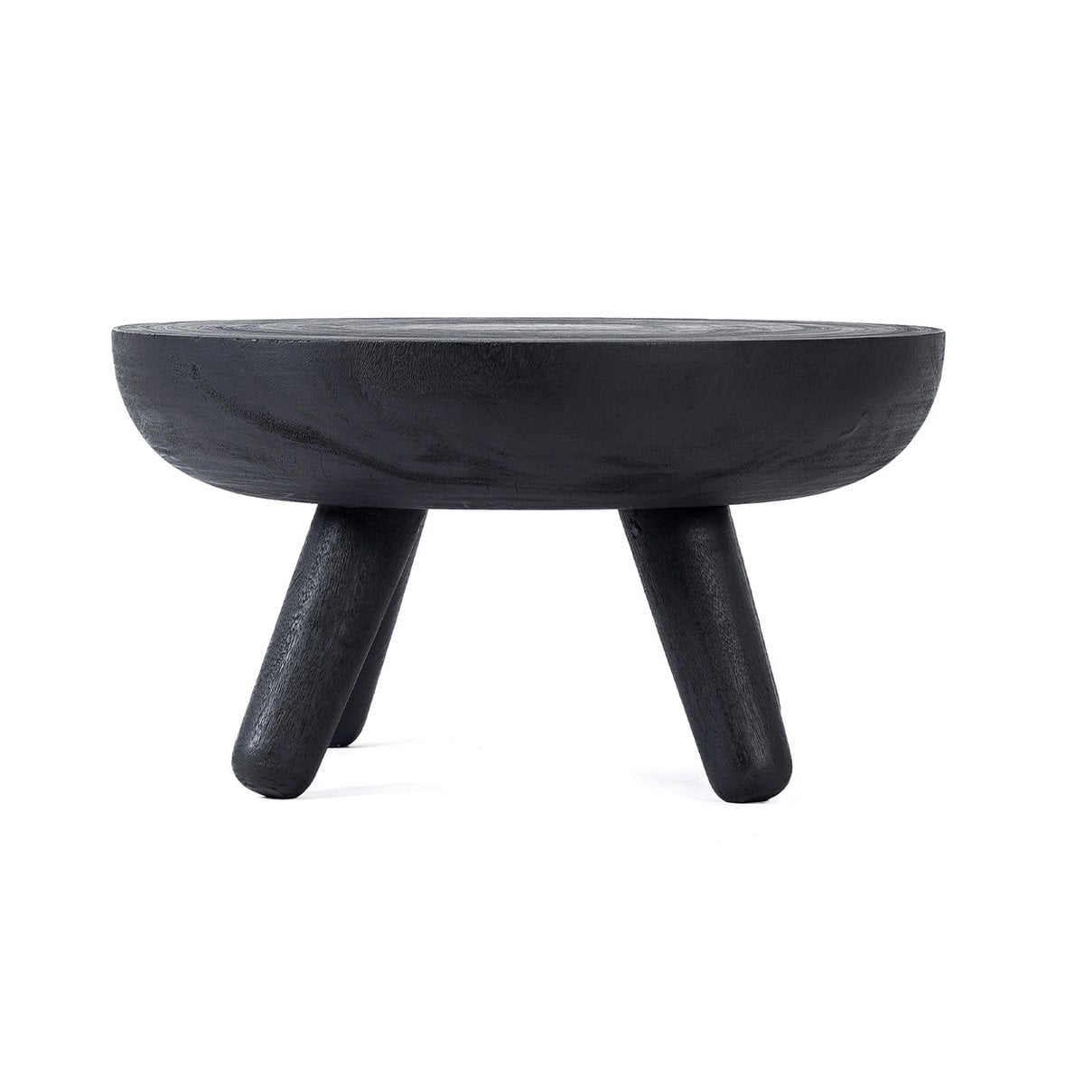 Couchtisch aus Holz in Schwarz 78,5 × 78,5 × 44 cm | VIA X SELECTION