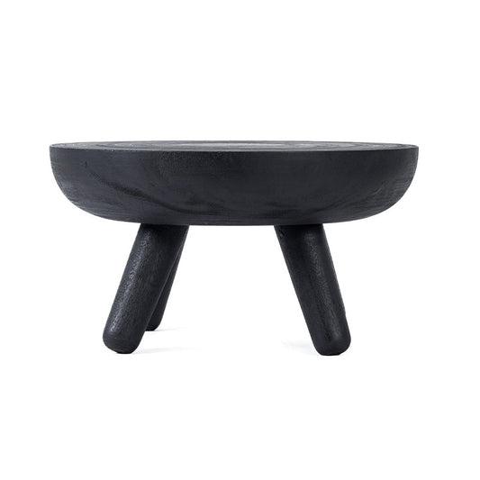 Couchtisch aus Holz in Schwarz 78,5 × 78,5 × 44 cm | VIA X SELECTION