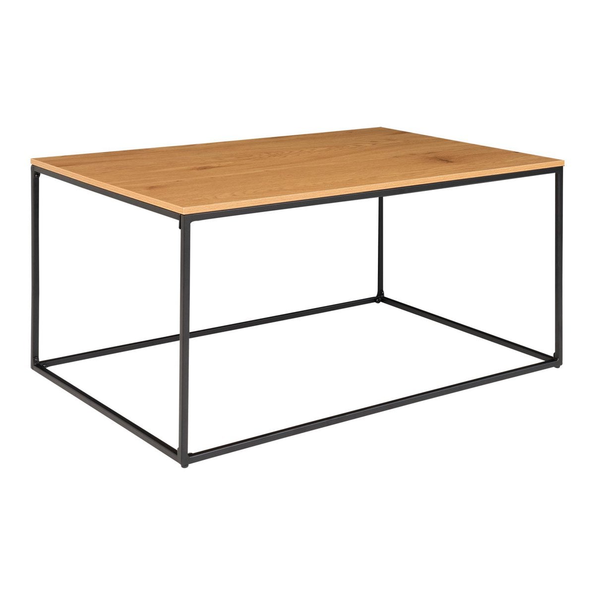 Couchtisch aus Holzwerkstoff in Eichenoptik, 90 × 60 × 45 cm | VIA X SELECTION