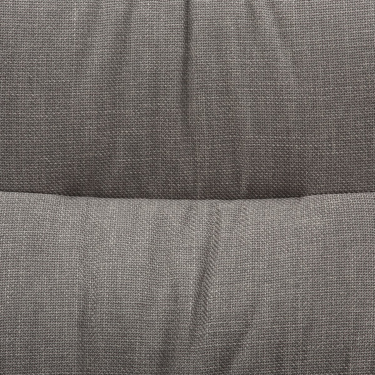 Drehsessel aus Strukturstoff in Taupe | VIA X SELECTION