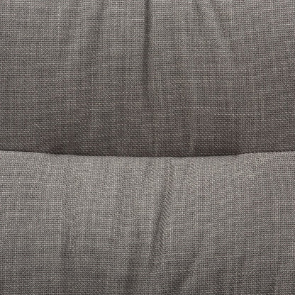 Drehsessel aus Strukturstoff in Taupe | VIA X SELECTION