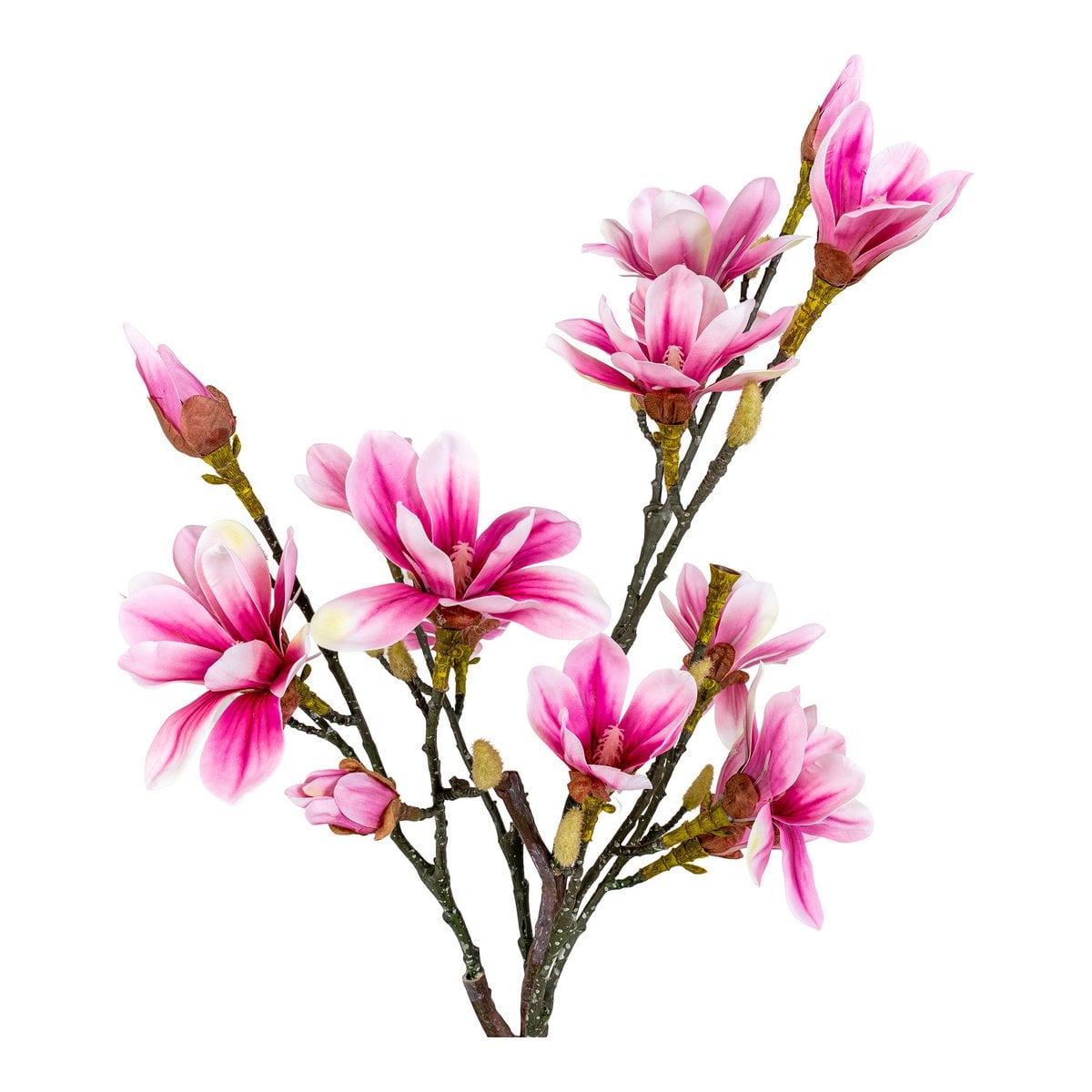 Magnolienbaum Kunstpflanze rosa-grün 75 cm | VIA X SELECTION