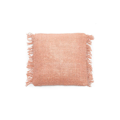 Kissenbezug aus Baumwolle in Lachsrosa, 40 × 40 cm | VIA X SELECTION