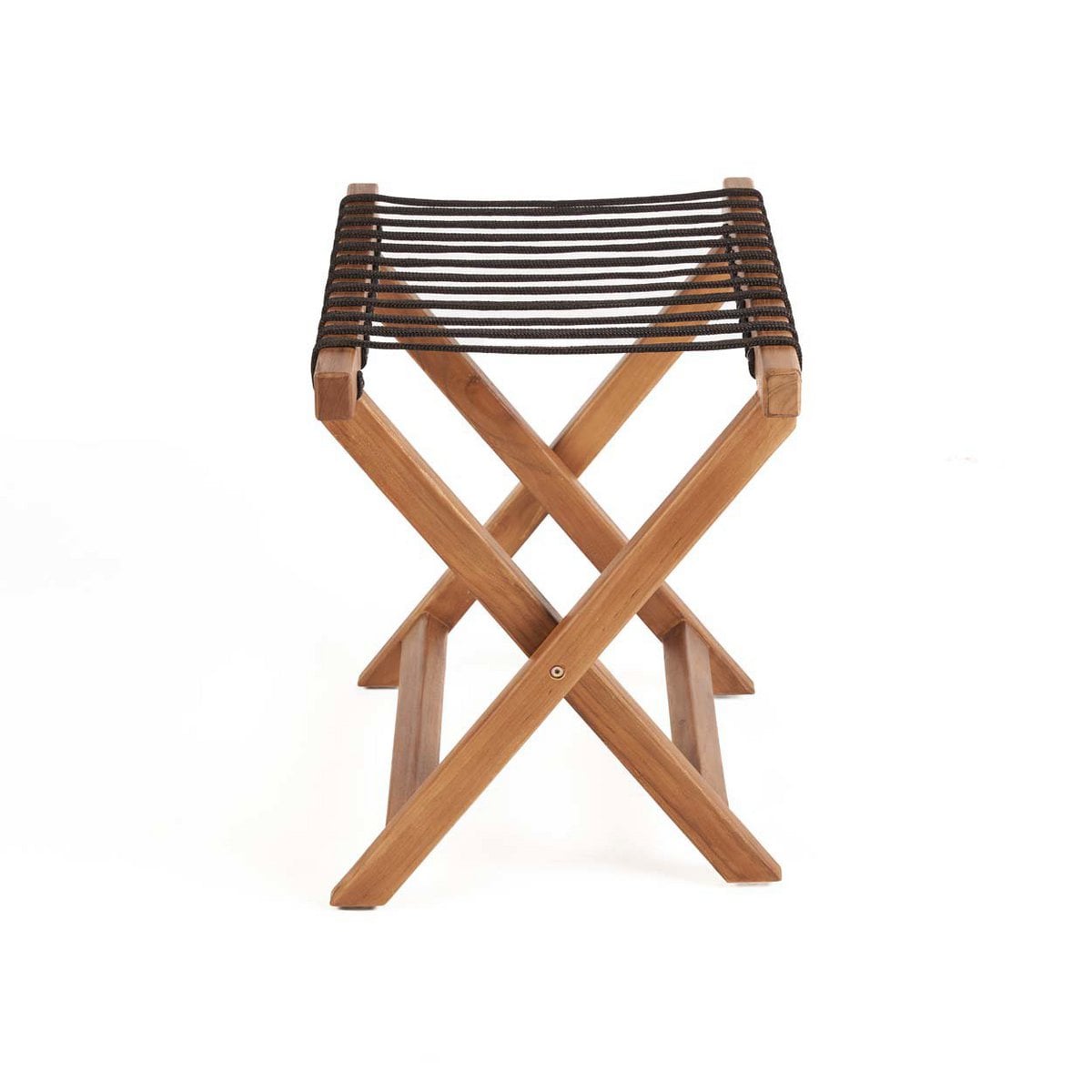 Kofferständer aus Teakholz klappbar, 55 × 40 × 50 cm | VIA X SELECTION