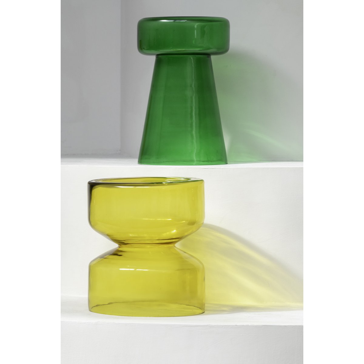 Beistelltisch aus Glas, Ø, 35 × 41 cm | VIA X SELECTION
