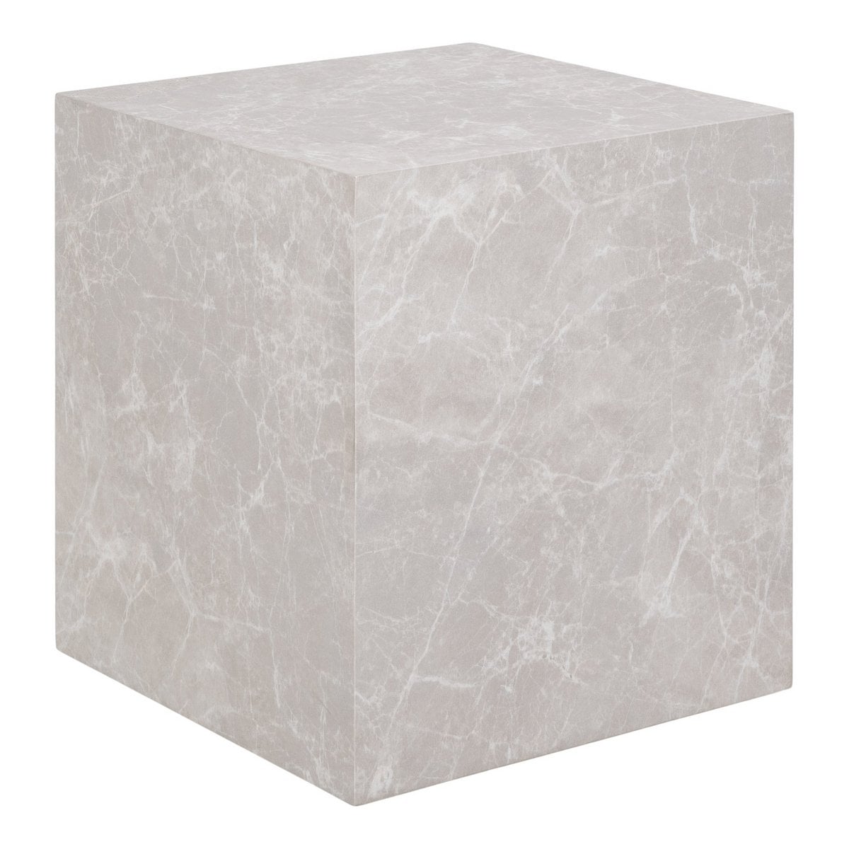 Beistelltisch in Marmoroptik, 40 × 40 × 45 cm | VIA X SELECTION