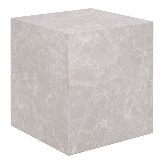 Beistelltisch in Marmoroptik, 40 × 40 × 45 cm | VIA X SELECTION