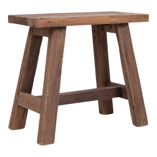 Sitzbank aus recyceltem Teakholz natur 50 cm | VIA X SELECTION