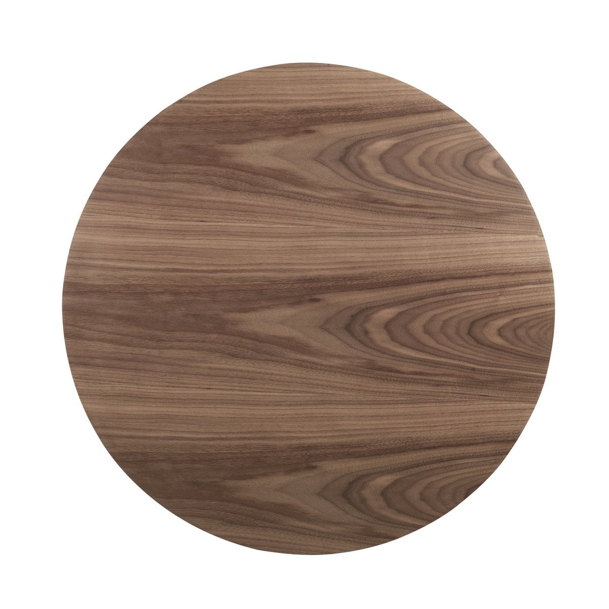 Runder Couchtisch im Walnusston, Ø, 80 × 30 cm | VIA X SELECTION