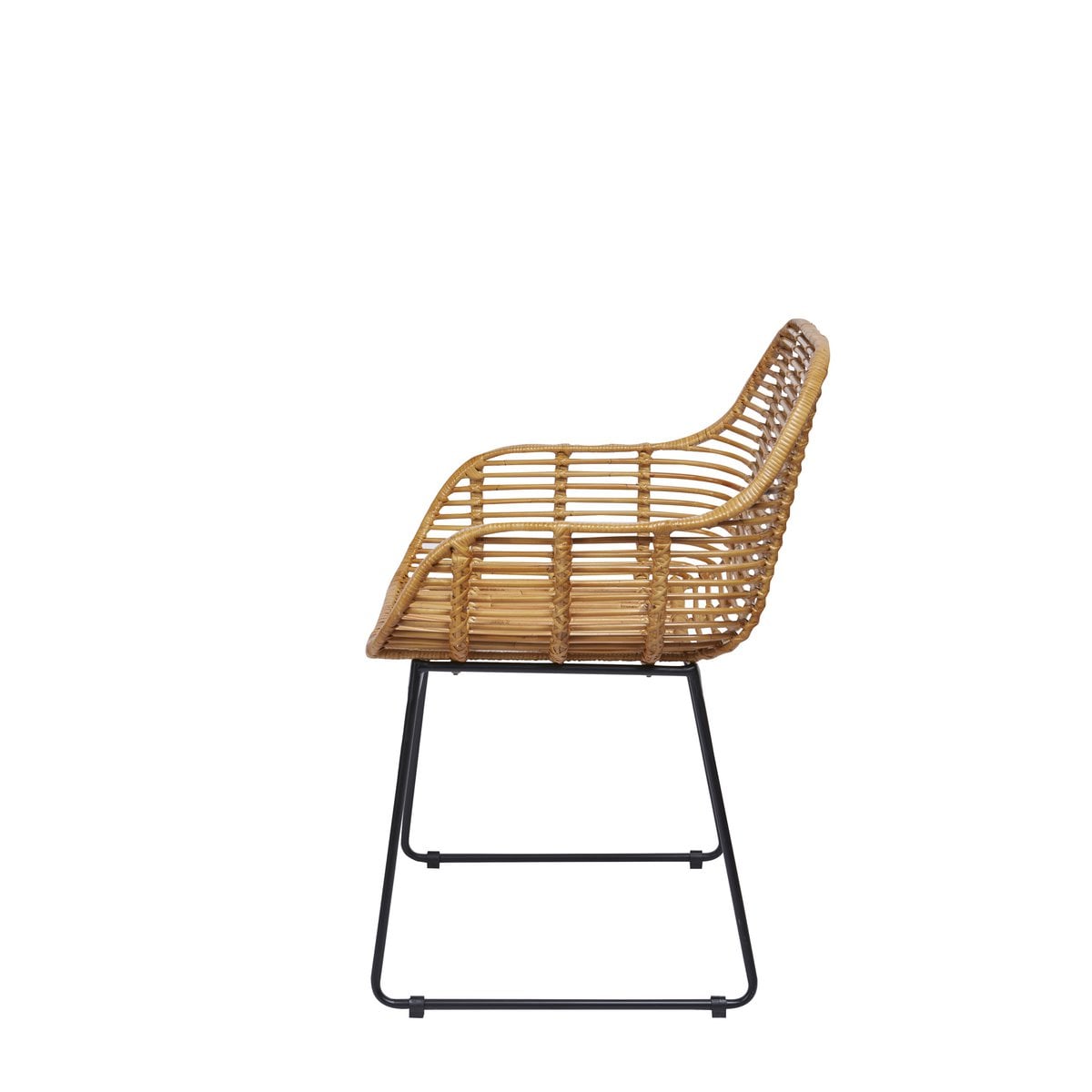 Rattansessel mit Kufengestell im 2er-Set | VIA X SELECTION