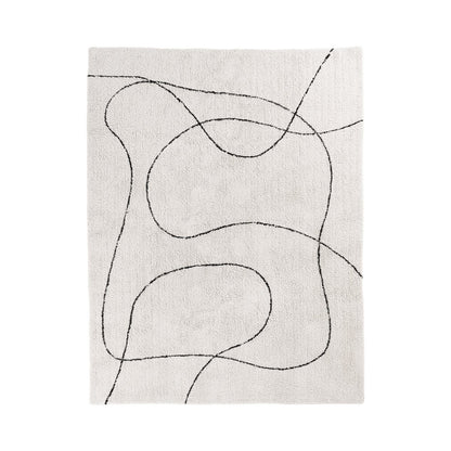 Teppich mit abstraktem Linienmuster, 160 × 230 cm | VIA X SELECTION