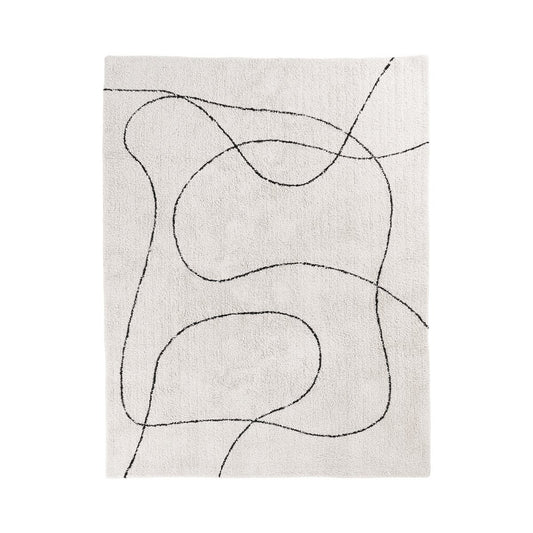 Teppich mit abstraktem Linienmuster, 160 × 230 cm | VIA X SELECTION