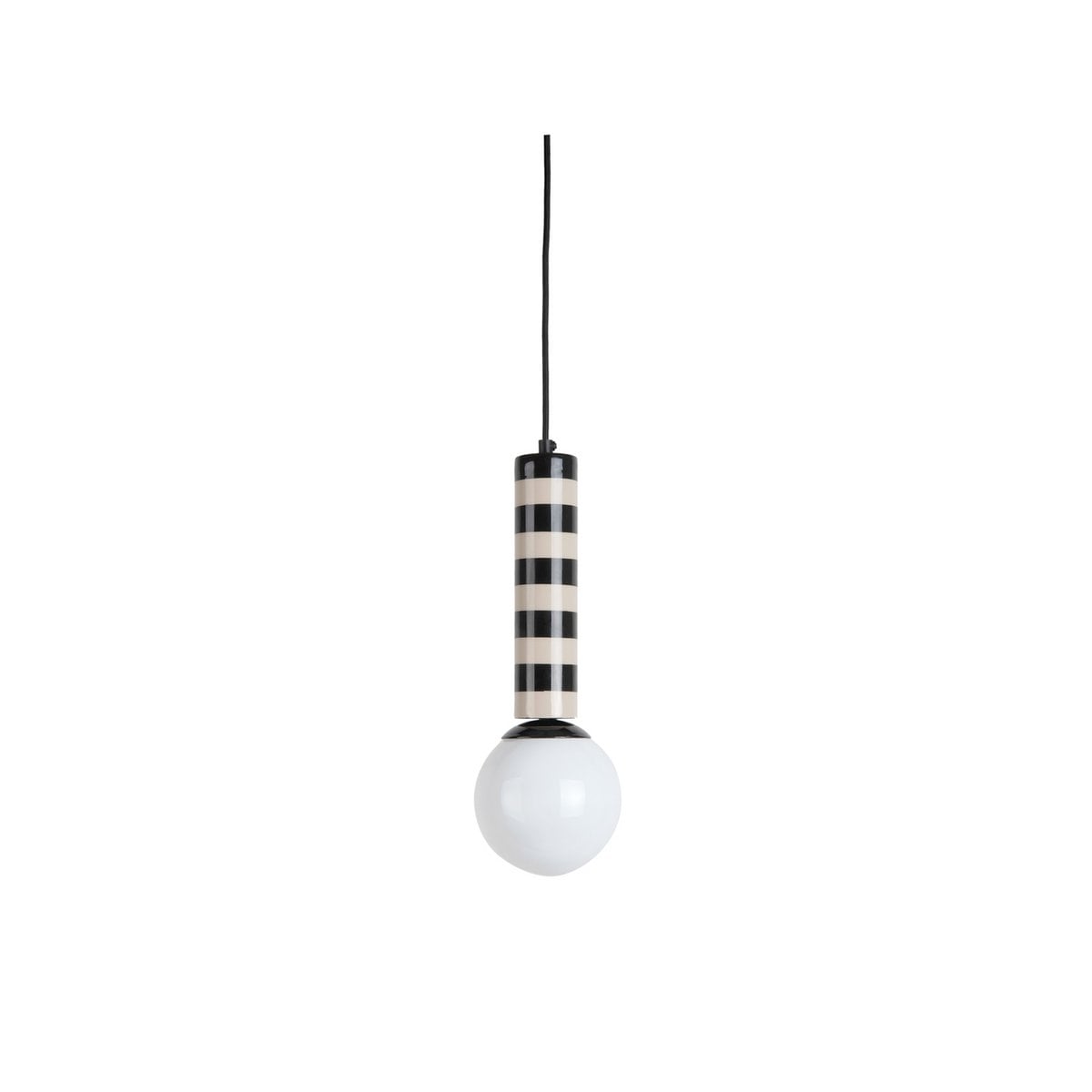 Leitmotiv Rayado Pendelleuchte in Grau | VIA X SELECTION