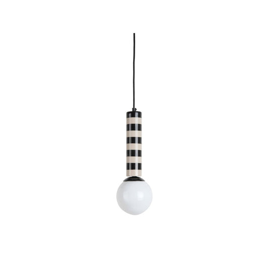 Leitmotiv Rayado Pendelleuchte in Grau | VIA X SELECTION