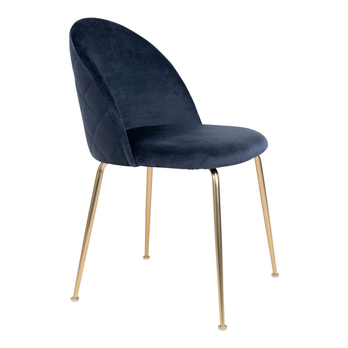 Esszimmerstuhl aus Samt blau im 2er-Set | VIA X SELECTION