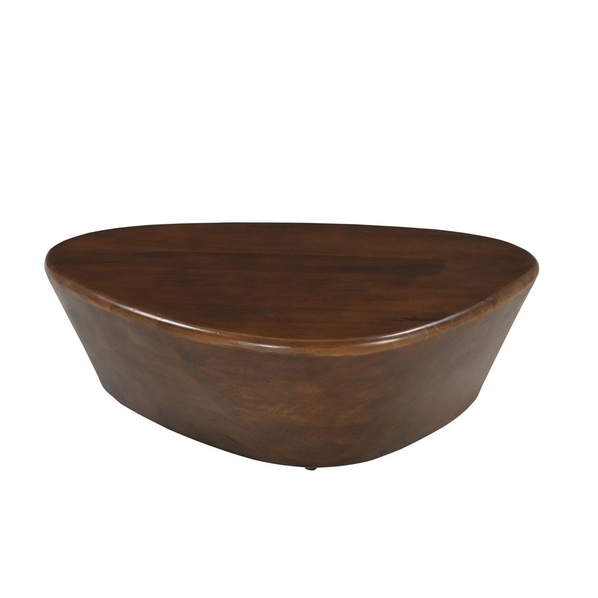 Couchtisch aus Mangoholz mit dreieckiger Platte, 78 × 107 × 30 cm | VIA X SELECTION