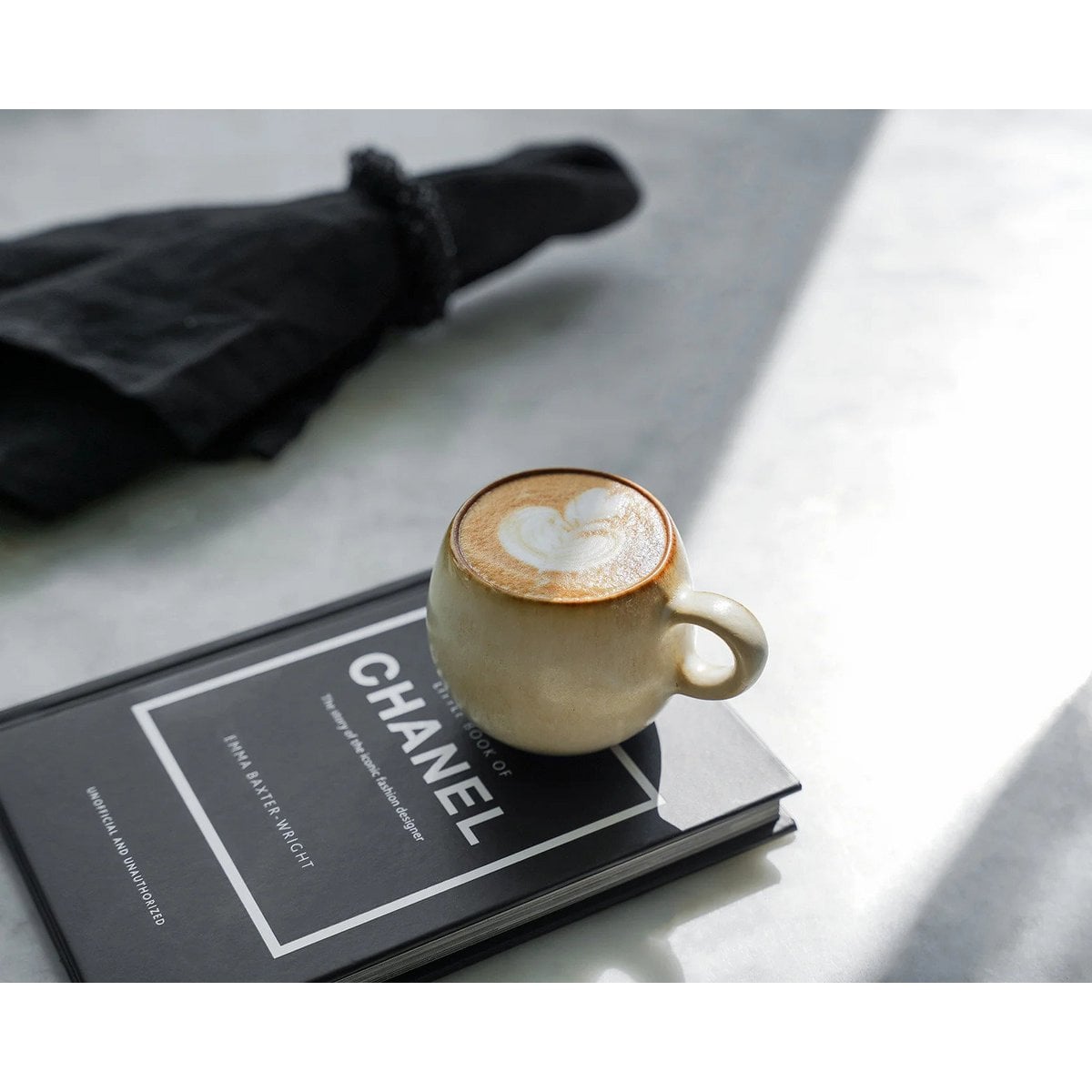 Espressotasse aus beigem Steinzeug 6 cm | VIA X SELECTION