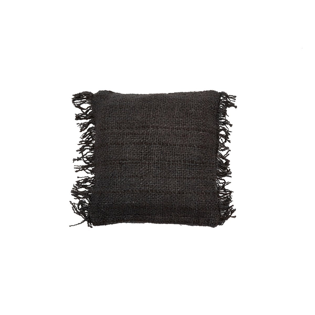Kissenbezug aus Baumwolle in Schwarz und Dunkelblau, 40 × 40 cm | VIA X SELECTION