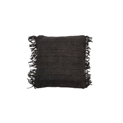 Kissenbezug aus Baumwolle in Schwarz und Dunkelblau, 40 × 40 cm | VIA X SELECTION