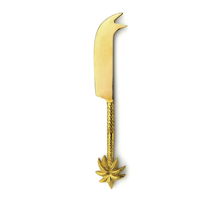 Käsemesser aus Messing mit Palmblattgriff | VIA X SELECTION